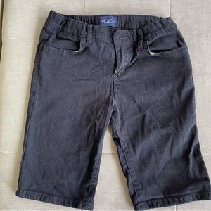 Girls Children’s Place Bermuda black shorts, SZ 10